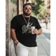 thumbnail image 5 of Men T-Shirt,Soft Crewneck Tee Shirt Retro Lizard on Tree Branch Short Sleeve Casual T Shirts, 5 of 8