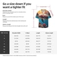 thumbnail image 5 of Rateoe Underwater Plant Dolphin Pattern Men's Short Sleeve Classic Shirt, Casual Short-Sleeved Shirt, Lightweight Summer Shirt, Cuban Collar Shirt,Button-Front Shirt-4X-Large, 5 of 5
