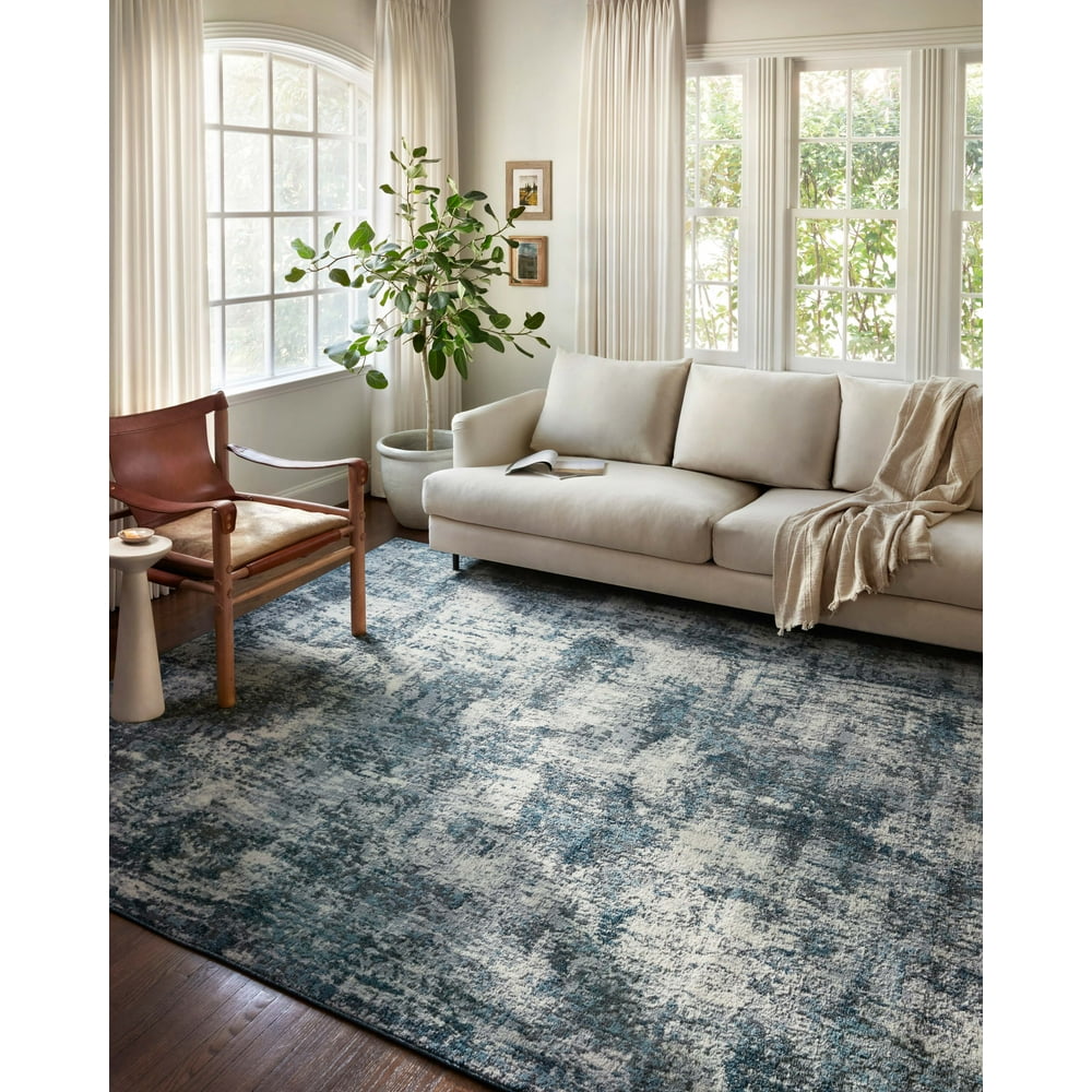 Loloi II Austen AUS-01 Abstract Natural / Ocean Area Rug 18