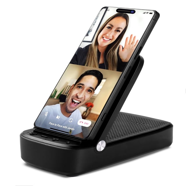 Soporte de teléfono con altavoz Bluetooth ALOTFINNE para iPhone/Samsung