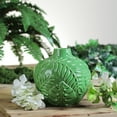thumbnail image 2 of Northlight 6.25" Fern Leaf Ceramic Flower Vase - Green, 2 of 2