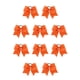 thumbnail image 3 of Qarigey Banda para el cabello grande Nudo de lazo Goma elástica gruesa Ajustable Decorativo Sin enganches Coleta Titular Scrunchies sin costuras Naranja Naranja 10piezas Qarigey  CBP458603, 3 of 4