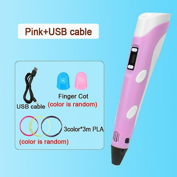 3D pen diy drawing pen with lcd screen compatible pla filament toys safe paiting for children kids christmas birthday gift