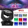 thumbnail image 2 of 36 x 10W RGBW 4in1 LED Zoom Moving Head 360W Wash Stage Light DMX 15CH 1-4Pcs, 2 of 9
