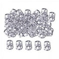 thumbnail image 1 of 6x100 Piezas Anillos de Cuentas de Rastas, Puños de Metal Joyería de Moda, Apertura de Cerraduras de Rastas Cuentas de Barba para Mujeres Y Hombres Tr 6 piezas, 1 of 8