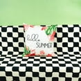 thumbnail image 2 of Summer Lumbar Pillow Cover 12x20 Watercolor Watermelon Hello Summer Decortions Throw Pillowcase Farmhouse Patio Outdoor Cushion Case for Sofa Bed, 2 of 6