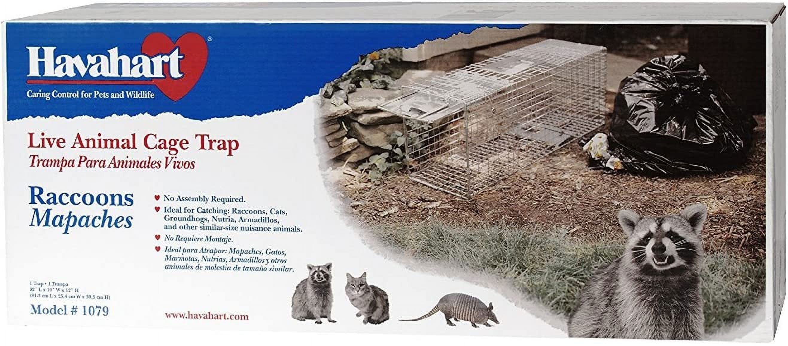 Havahart® 1081 Pro Live Animal 1-Door Raccoon Cage Trap, X-Large