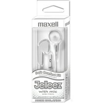 Jelleez Soft Earbuds with Mic, White