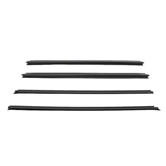 Door Window Belt Weatherstrip Kit 4 Piece - Compatible with 1994 - 2002 Dodge Ram 2500 1995 1996 1997 1998 1999 2000 2001