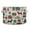 Christmas Gift Box Pattern, variant on Collapsible 20" Round Storage Basket with Handles Laundry Hamper Open Storage Bins Heart-shaped Star Cookies