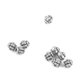 thumbnail image 4 of 100 cuentas bicono de calabaza de plata tibetana, espaciador de 4 mm, accesorios de joyería DIY, 4 of 7