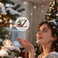 thumbnail image 4 of Suministros de decoración navideña, 26 letras para árbol de Navidad, adornos colgantes para árbol de Navidad, adornos navideños personalizados para bricolaje, decoración navideña, decoración colgante, 4 of 5