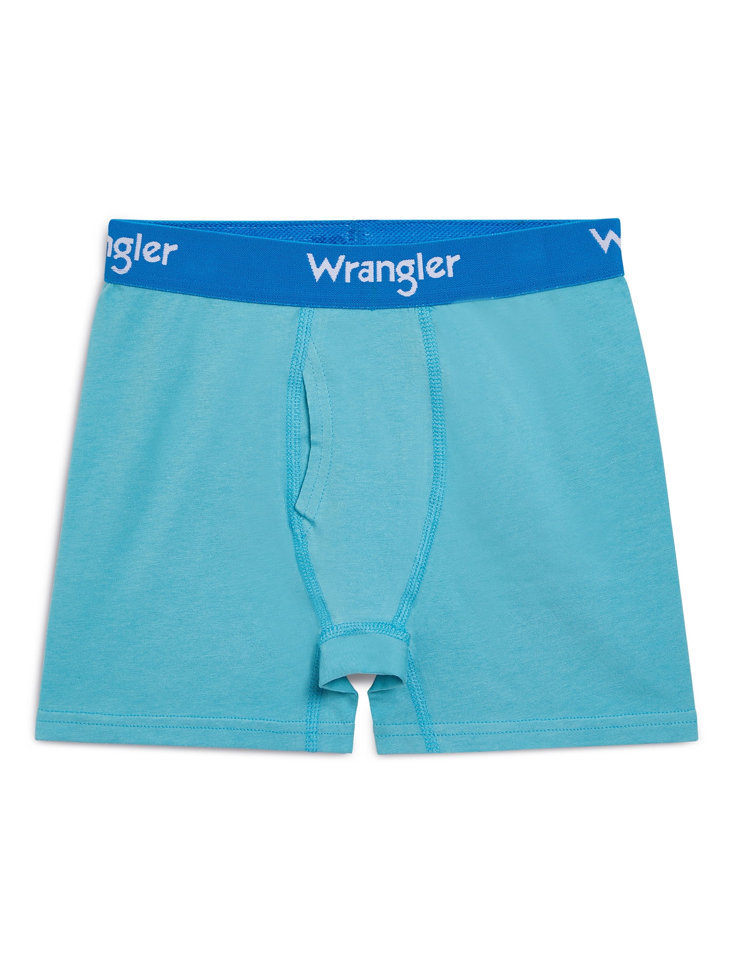Wrangler Boys' Cotton Boxer Briefs, Soft Boys Underwear w/ 4-Way Stretch, Medium, 5-Pack