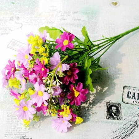 Pinterest Home Decor Crafts AkoaDa Artificial Daisy Flowers Flower Arrangements for Home Hotel Office Wedding Party Garden Craft Art Decor Each Approx 12 Inch High ()