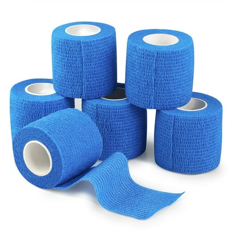 Self-Adhesive Elastic Bandage Self Cohesive Wraps First Aid Tape Stretch for Swelling Soreness,Elastic Bandage , Cohesive (My Best Self Badge)