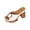 White, variant on Women Patent Leather Buckle Platform Heel Mules Comfortable Footwear For Party Casual Outdoor Daily Activities