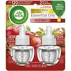 Air Wick Plug-In Air Freshener Scented Oil Refills, Apple Cinnamon Medley, 2 Count