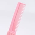 thumbnail image 4 of Cheers US 3Pcs/Set Carbon Lift Teasing Combs with Metal Prong, Salon Teasing Back Combs Carbon Comb with Stainless Steel Lift, 4 of 7