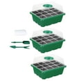 thumbnail image 3 of koolsoo Seed Starter Tray 12 Holes Growing Tray for Microgreens Windowsills Terraces 3Pcs, 3 of 9