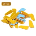 thumbnail image 3 of Unique Bargains 30Pack Irregular Acrylic Sew on Mirror Pieces Rhinestones Beads, Gold 41x19mm, 3 of 6