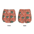 thumbnail image 4 of Disketp Hedgehog Mushroom Print Women's Shorts Workout Shorts for Athletic Gym Running Shorts with Phone Pockets Large, 4 of 8