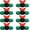 8P Lock Valves, variant on 1/2 Inch Drip Irrigation Fittings, 12 Pcs Lock Barbed Tee for 1/2 In Vinyl Tubing, Drip Line Parts 3-Way Tees Irrigation Connectors for Drip Sprinkler Garden Lawn Watering Systems, Green