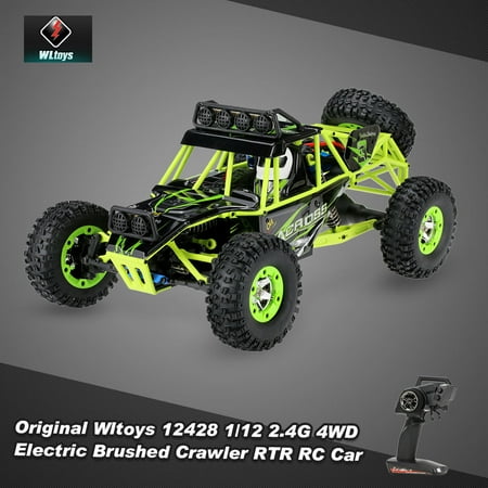 Original Wltoys 12428 1/12 2.4G 4WD Electric Brushed Crawler RTR RC (Best Rtr Rc Boat)