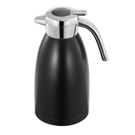 

2.2L Capacity Stainless Steel Carafe Home Coffee Kettle Kitchen Tea Pot Pitchers Display Temperature Bottle B