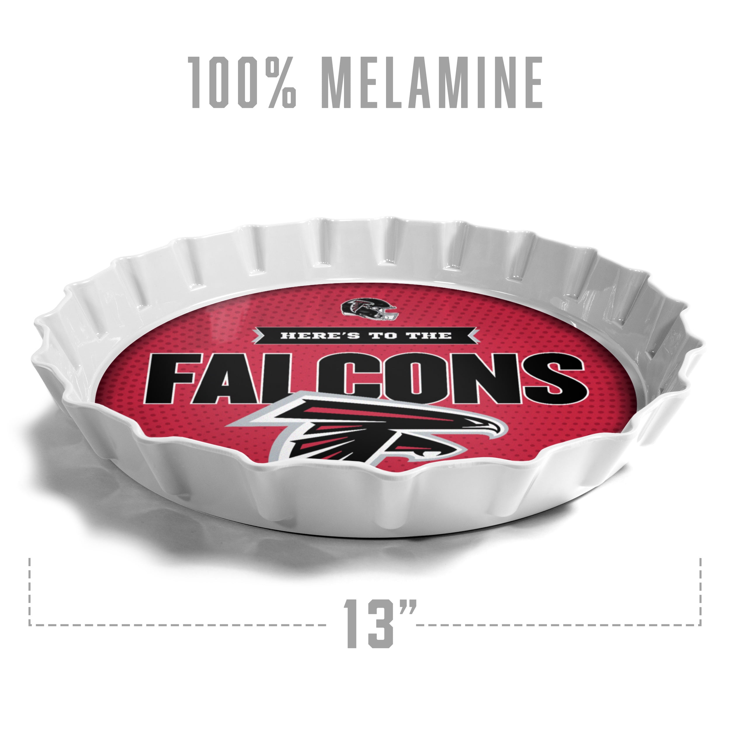 YouTheFan NFL Atlanta Falcons Bottle Cap Serving Tray