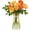 Amber, variant on 8 inch Amber Glass Vase Brown Vase for Centerpiece Table Decorations Home Desk Wedding Decor