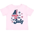 thumbnail image 3 of Inktastic 4th of July with Striped Stars Boys or Girls Toddler T-Shirt, 3 of 5