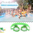 thumbnail image 4 of FunnyBeans Kids Cartoon Swim Goggles, Toddler Swimming Goggles for Boys Girls Children Age 3-12 (frog), 4 of 8