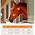 thumbnail image 5 of Horse Fly Mask Uv Protection Horse Fly Mask With Ears Net/forelock Hole/reflective Trim Stretchy Fly Mask For Horse Breathable Fine Mesh/eye Dart/hook, 5 of 5