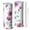 White, variant on Floral 20 Oz Stainless Steel Skinny Tumbler – Vacuum Insulated Slim Travel Cup with Lid & Stainless Steel Straw, 360° Full Wrap Printed Tumbler for Home, Office & Outdoor Use, Flowers
