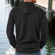 thumbnail image 4 of pstuiky hombres de manga larga, Sudadera con capucha y bolsillo de manga larga holgada informal de colores sólidos para hombre top de hombre xxl, 4 of 4