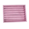thumbnail image 1 of Organizador de joyas para cajón, expositor de joyas, contenedores de almacenamiento de joyas para el hogar Bandeja de anillos rosa, 1 of 9