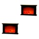 thumbnail image 1 of Advancent Portable LED Fireplace Lantern Flamless Log Lamp Fire Effect for Home Garden Casa 2Conjunto, 1 of 1