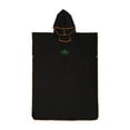 thumbnail image 1 of Almencla Surf Poncho Changing Robe, Adult Fast Dry Microfiber Wetsuit Changing Towel, Lightweight Hooded Rope for Surfing Beach Swim Water Sports Black, 1 of 6