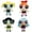 4Pcs, variant on Movie Cartoon Police Girls Plush Stuffed Doll Anime Figure Toys Xmas Kids Birthday Gifts 9.8inch (25cm Rage Bubbles)