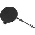 thumbnail image 1 of Car Front Tow Bumper Hook Cover 8K0807241 Eye Cover Trailer Cap Black, 1 of 5