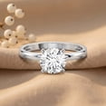 thumbnail image 6 of Rosec Jewels IGI Certified Lab Grown Diamond Engagement Ring - 0.98 Carat - E-VS1 Quality - with Jewelry Box, 925 Sterling Silver, US 4.00, 6 of 8
