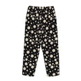 thumbnail image 5 of Naloa Daisy Print Women’s Ultra-Soft Comfy Pajama Lounge Pants with Pockets & Drawstring, 5 of 8