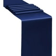 thumbnail image 5 of 50 Navy Blue Chair Sashes Satin Chair Bows for Wedding Birthday Party Fiesta Restaurant Decor - 7x108 Inches Chairs Ribbons Ties Fitted Banquets Folding Chairs Decorations, 5 of 12