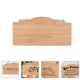thumbnail image 3 of Blank Wood Signs Hanging Plaque DIY Craft Unfinished Wood Sign for Shop Store, 3 of 7
