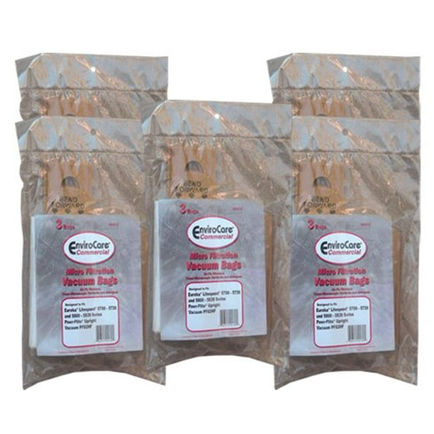 15 Eureka Type LS Commercial Vacuum Cleaner Bags, Sanitaire LiteSpeed