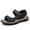 Black, variant on Men's Adjustable Non-Slip Athletic Outdoor Casual Hiking Beach Sandals