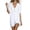 White, variant on LIaqionyy Womens Dress Short Sleeve V Neck Beachwear Oversized Summer Casual Beach Vacation Dresses Clothes
