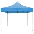 thumbnail image 2 of Lacoo 10' x 10' Pop-up Canopy with Straight Legs Wedding Party Tent Folding Gazebo Beach Canopy with Carry Bag,Blue, 2 of 7