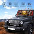 thumbnail image 3 of My Hero Academia Car Windshield Sun Shade, Front Window Sun Shades, Visor Shield Cover For Car Suv Truck, Visor Protector Blocks Uv Rays, Keep Your Vehicle Cool, Medium, 55*29.9 Inch, 3 of 8