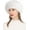 White, variant on Faux Fur Headband with Stretch, Women's Winter Earwarmer Earmuff, Elastic Plush Ski Hat